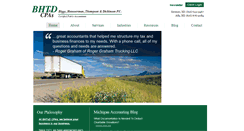 Desktop Screenshot of bhtdcpa.com